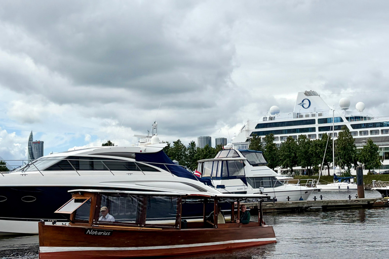Riga Boat Tour from Central Market with Captain's Stories Riga Boat Tour from Riga Central Market