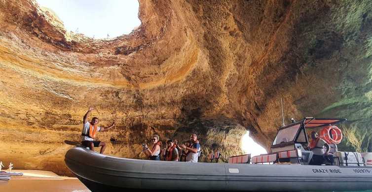 From Lagos 2 Hour Boat Trip to Benagil Caves GetYourGuide