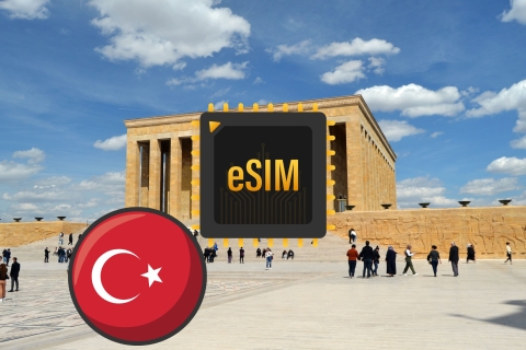 Ankara: eSIM-Internet-Datentarif für die Türkei high-speed 4G/5GAnkara 3GB 15Tage
