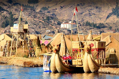 Puno: Uros Island + Floating Hotel 2 Days + Dinner