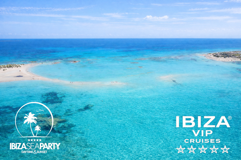 Ibiza: Formentera VIP Boat Paella, BBQ, OpenBar, DJ & Sunset BASIC TICKET with 5h Open Bar & Breakfast