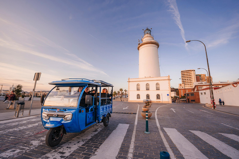 Express tuktuki tour in Malaga: Gibralfaro Viewpoint and Photography
