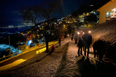 Triesenberg: Vandra med lamor i bergen