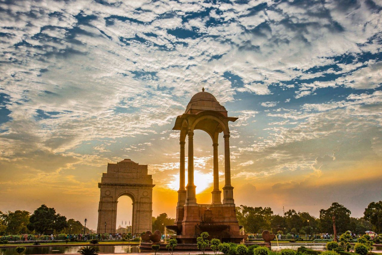 Vanaf IGI Airport: Rondleiding door Old & New Delhi Layover8 uur oude en New Delhi stadstour