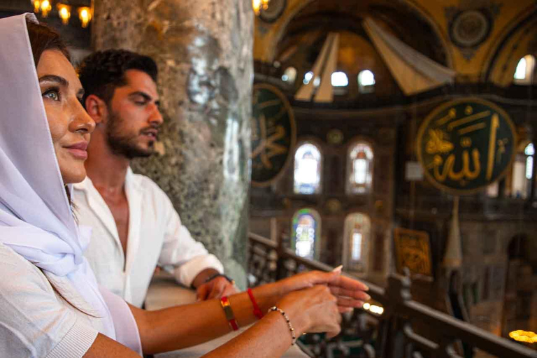 Tour della Basilica di Santa Sofia e della Moschea Blu + Basilica Cisterna opzionaleHagia Sophia, Moschea Blu + Cisterna Basilica e tutti i biglietti