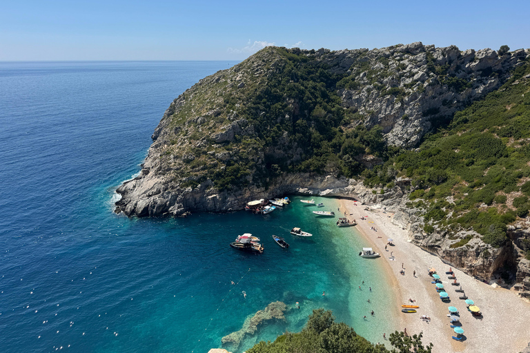 Golem to Grama Bay, Blue Cave & Secret Canyons by Speedboat Tirana/Golem: Grama Bay,Blue Cave & Hidden Bays by Speedboat