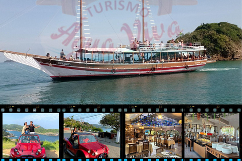 Complete Experience in Búzios: Boat, Lunch and Buggy