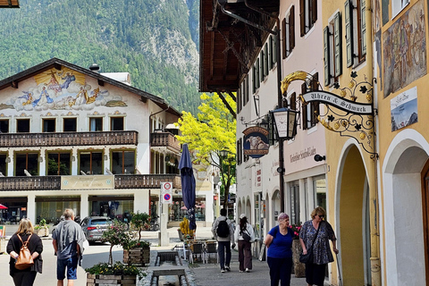 From Munich: Eibsee & Zugspitze Private Day Tour by Tesla