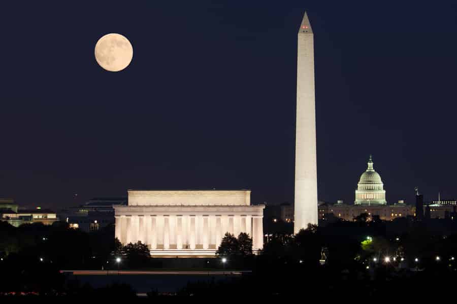 Washington, DC: Bootsfahrt im Mondschein auf dem Potomac River. Foto: GetYourGuide Washington, DC: Bootsfahrt im Mondschein auf dem Potomac River. Foto: GetYourGuide