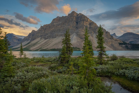 Campo de Hielo :Glaciar Crowfoot, Lago Bow-Peyto y Cañón Marble