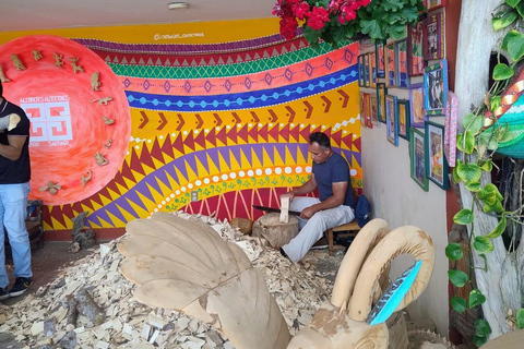 Monte Albán + Ancestral Mezcal + Alebrijes + Food = Oaxaca Oaxaca: Sightseeing Tour to Monte Albán, Black Mud, and Ancestral Mezcal
