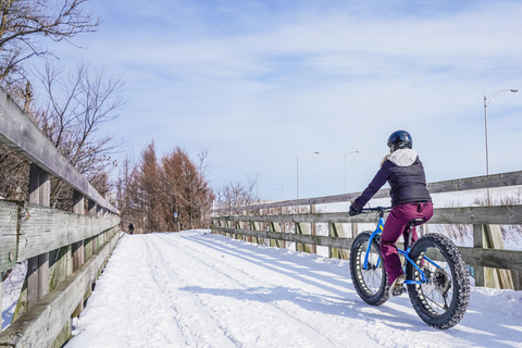 Quebec stad: Introduktion till Fat Biking Gruppaktivitet