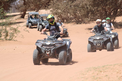 Agadir: Quad Bike Desert&Beach Adventure with Free Pickup