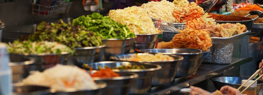 Séoul : visite culinaire végétalienne et végétarienne au marché de Gwangjang