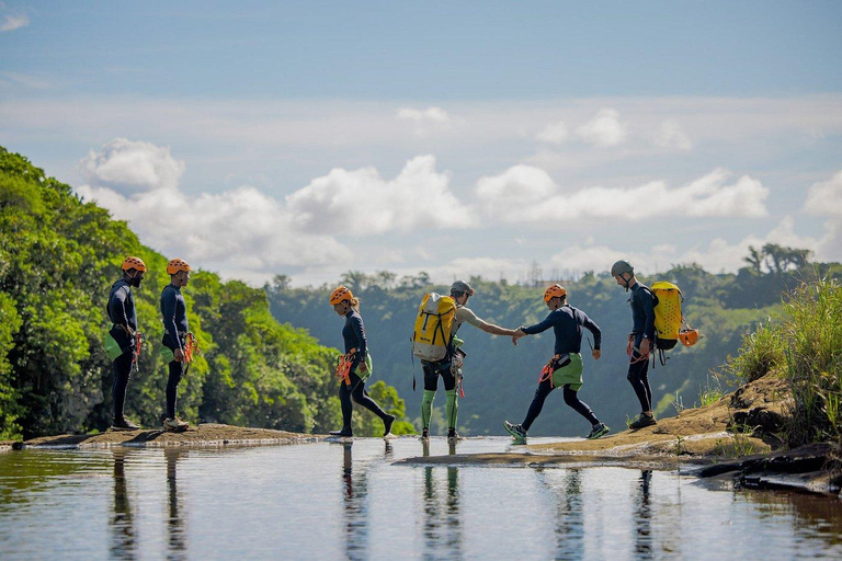 Seven Waterfalls Abseiling and Canyoning Guided Experience
