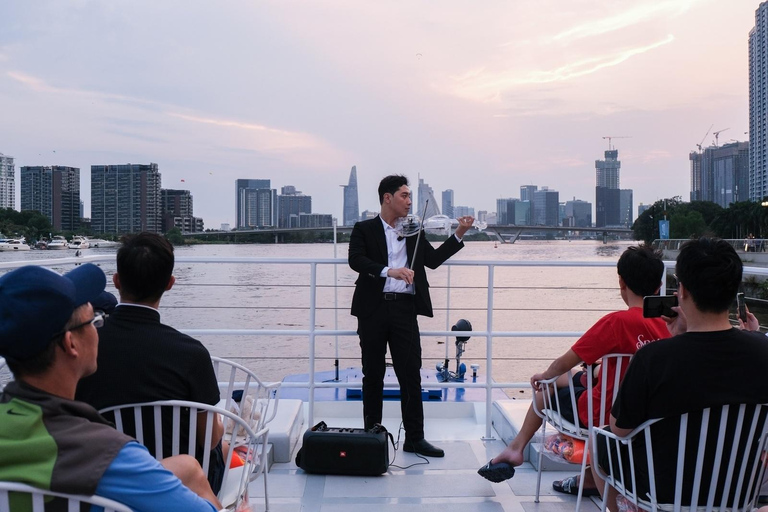 HCM: Saigon River Sightseeing Cruise with Live Music River seat