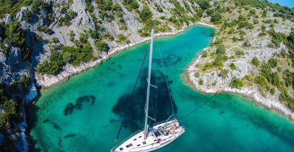 Rhodes: Semi-Private Sailing Yacht Cruise to Iconic Bays