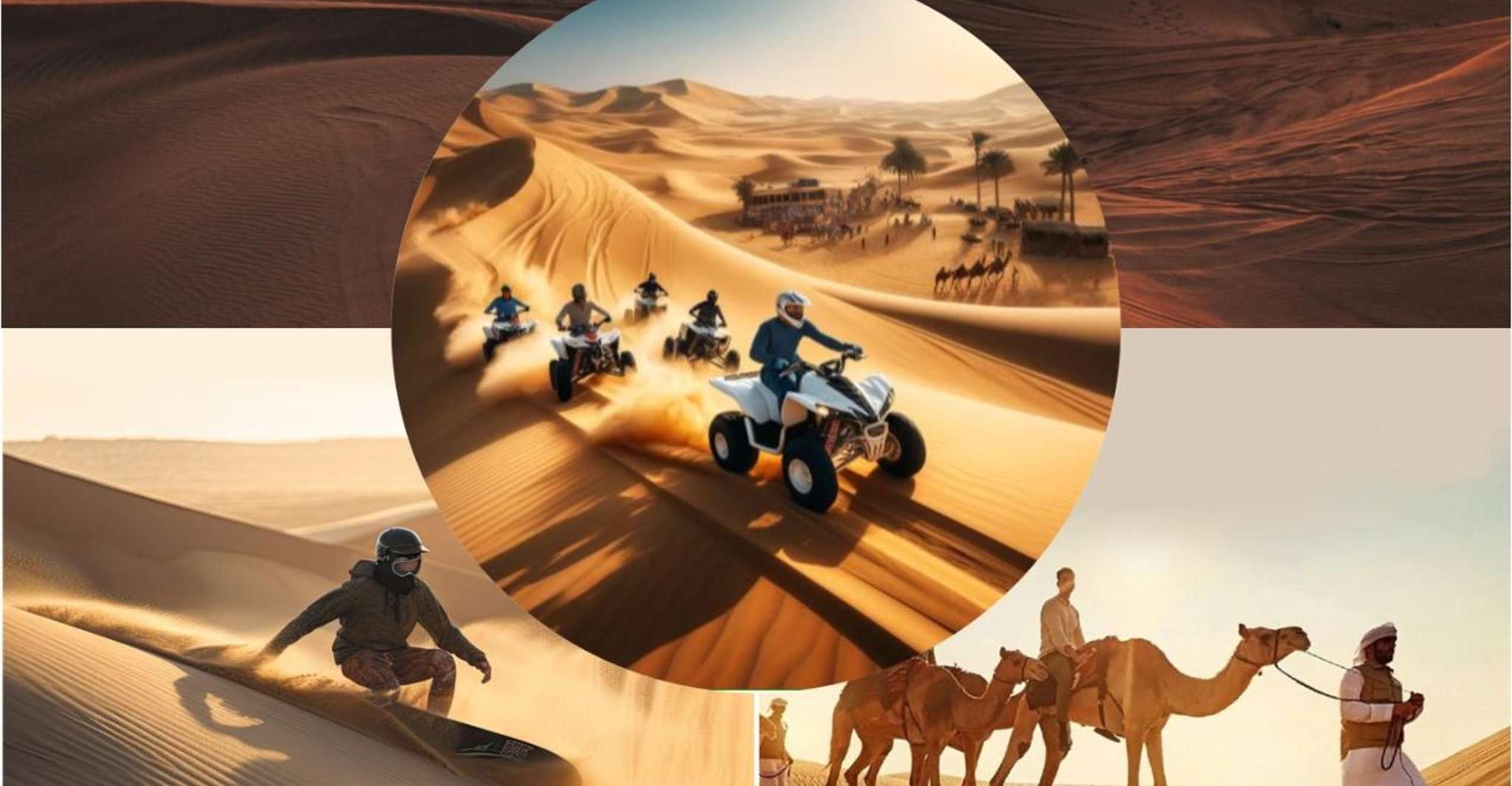 Doha: Desert Safari with Quad Bike, Sandboard & Camel Ride photo 1