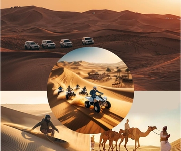 Doha: Quad Bike, Dune Bashing, Camel Ride & Inland Sea Tour