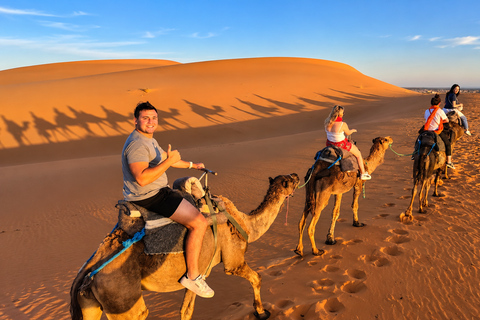 Fes to Marrakech: 4-Day Sahara Desert Tour & Camel Trek Private Sahara: 4-Day Luxury Tour & Guided 4x4 Adventure