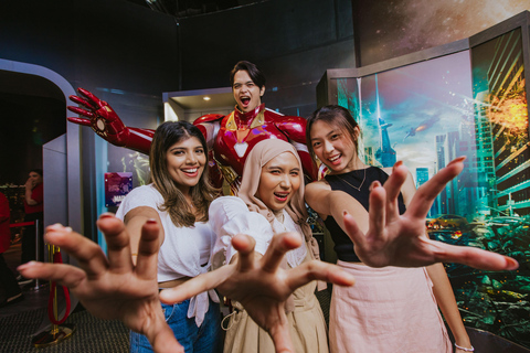 Singapura: Bilhete de entrada para o museu de cera Madame TussaudsBilhete Standard + Marvel Universe 4D + Corrida VR