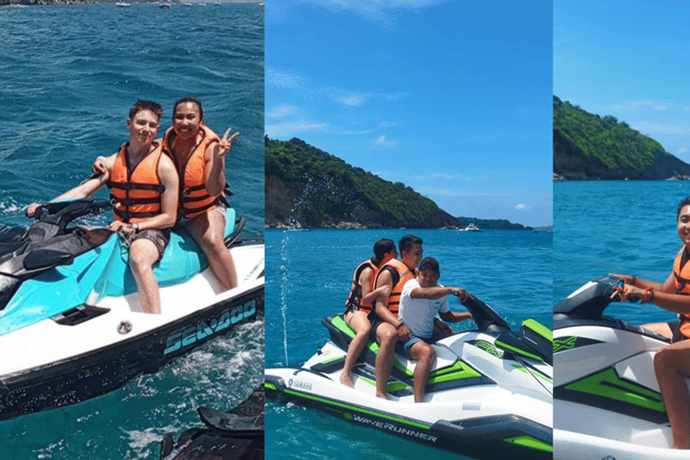 Jetski com Parasailing e mergulho com capacete