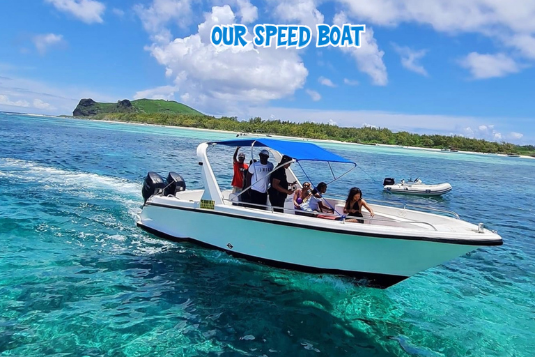 Île Maurice : excursion en hors-bord vers les 3 îles du Nord avec barbecue
