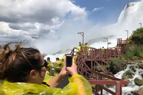 Niagara Falls: Amerikansk og canadisk kombineret guidet tur