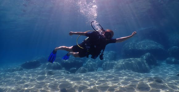 Rhodes, Charaki: PADI Discover Scuba Diving (DSD), Beginners
