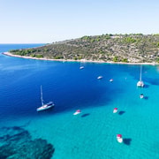 Trogir: Bootstour durch die Blaue Lagune, Maslinica und die Solinska-Bucht