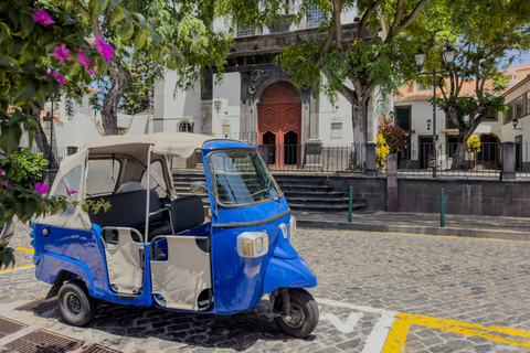 Funchal: Monte Toboggan & Old Town Private Tuk-Tuk Tour