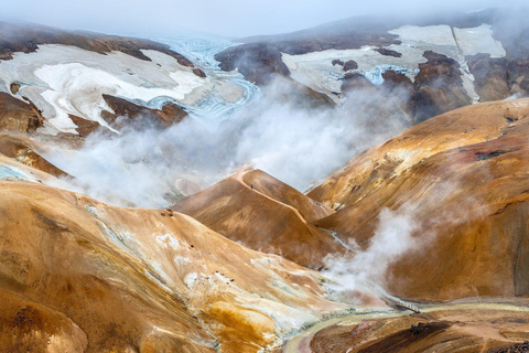 Depuis Reykjavik : Journée de randonnée à Kerlingarfjöll