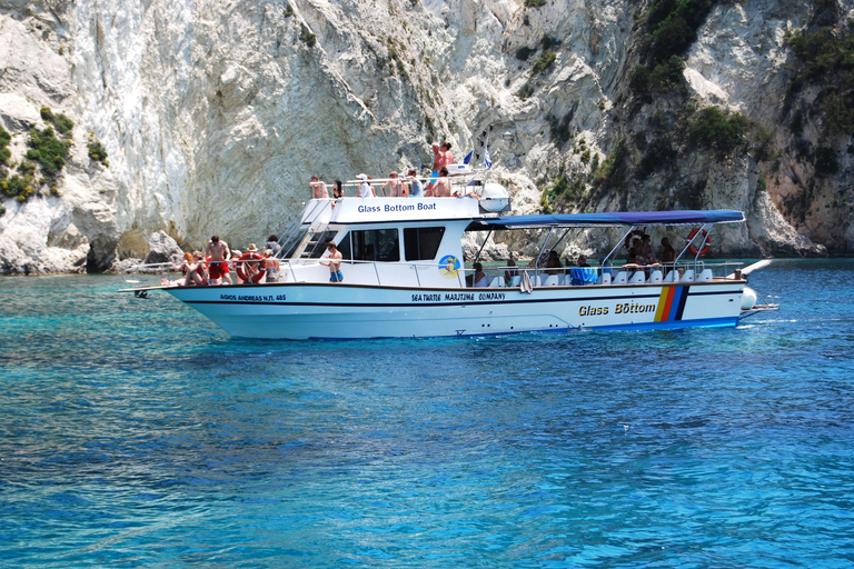 Canal de Corinto: travesía en barco con fondo de cristal St. Andreas