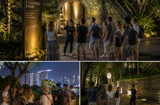 Singapur: Geführter Rundgang am Abend durch den Fort Canning Hill Park