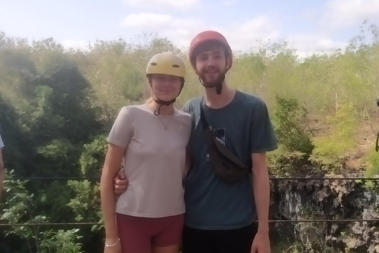 Excursão de aventura à gruta de Jomblang e à gruta de Pindul