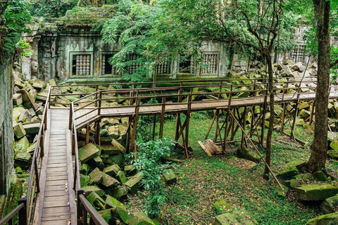 Hele dag Koh Ker, Beng Mealea en drijvend dorp K-Pluk