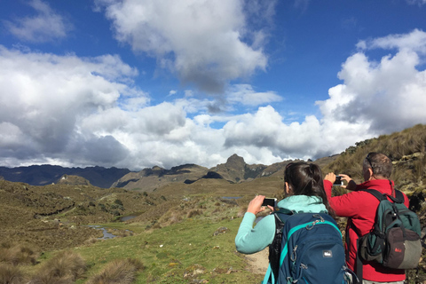 Tour di un giorno intero del Parco Nazionale di Cajas con pranzoTour condiviso con pranzo