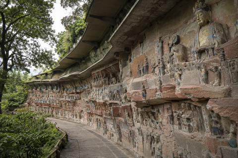 Chongqing: Dazu Rock Carvings Tickets & Digital Cinema Baodingshan + Digital Cinema & Transport