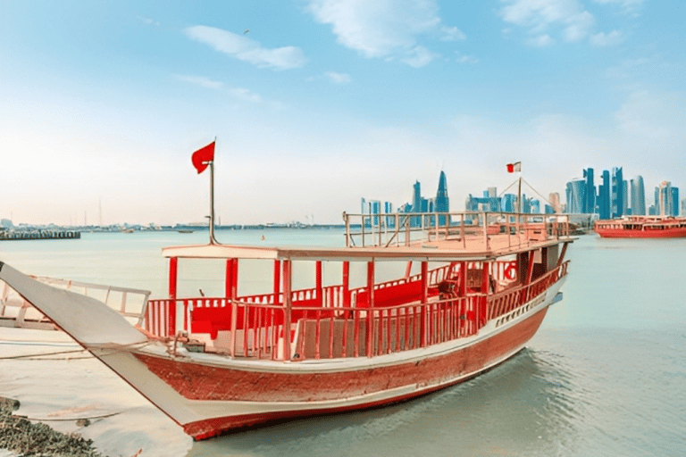 Doha: Private Stadtbesichtigung und Dhow-Kreuzfahrt.Highlights der Stadt und Dhow-Kreuzfahrt.