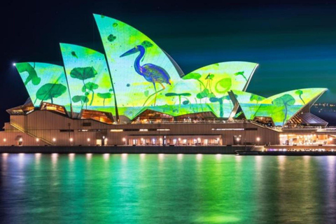 Sydney: VIVID Harbour Private Boat (15 people) Food & Drinks