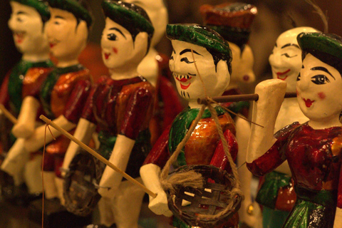 Hanoi: Paseo a pie por la calle y espectáculo de marionetas acuáticas