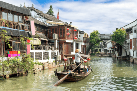Shanghai: Zhujiajiao Water Town Day Trip Transfers included