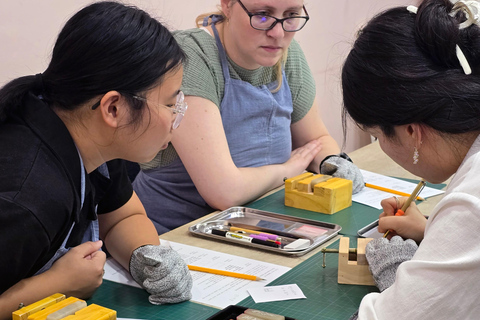 Seoul: Hand-Engraved Stone Seal Workshop in Korean Alphabet