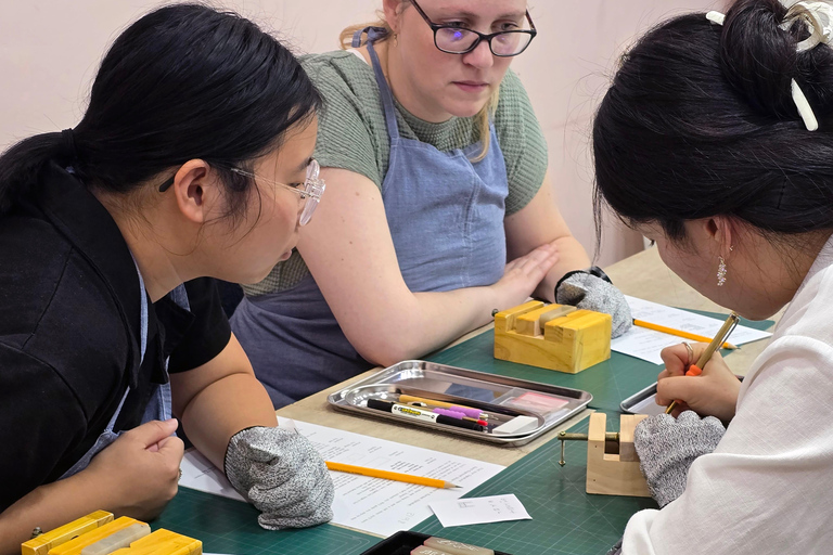 Seoul: Hand-Engraved Stone Seal Workshop in Korean Alphabet