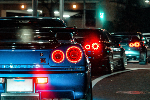 【R34】Tokyo：Private Daikoku tour in Modified R34 Midnight Umihotaru Tour