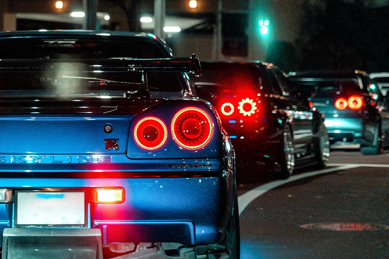 【R34】Tokyo：Private Daikoku tour in Modified R34 Midnight Umihotaru Tour