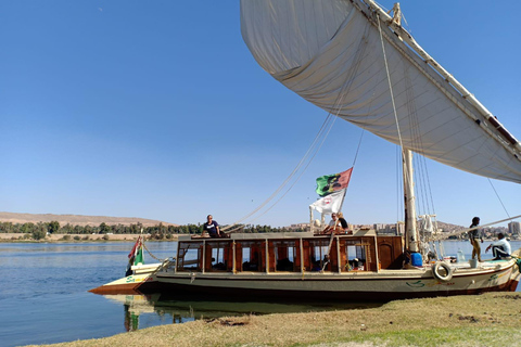 Aswan to Luxor: one Night Felucca to Kom Ombo, Edfu, Luxor
