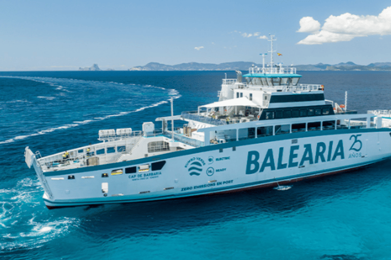 Ibiza: Ferry Journey to/from Formentera by Electric Ferry 1-way Ferry Ticket from Formentera to Ibiza