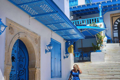 Gammarth & Sidi Bou Said: Sea & Colors Private Tour Pick Up From Tunis