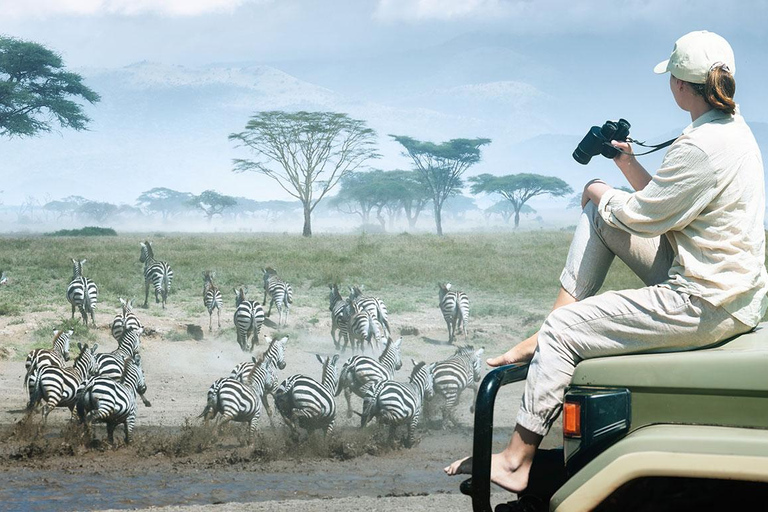 2 dagars safari på Wellness Lodge med flyg tur och retur från Zanzibar